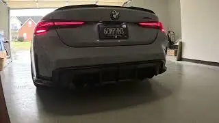 Cold start 2025 BMW M4 CS