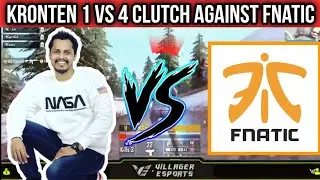 Kronten 1 vs 4 Clutch against Fnatic | Kronten vs Fnatic | Villager Esports