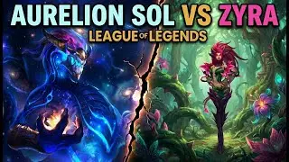 Aurelion Sol  (4/1/3) vs Zyra | Poniendo orden en el jard&iacute;n de Zyra