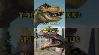 T-Rex (Buck) vs Spinosaurus |  #dinosaur #jurassicworld #gaming #gameplay #dinosaur #dinotok #battle