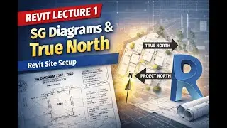 Revit Lecture Part 1  | SG Diagrams, Site Setup & True North Alignment