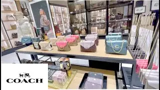 COACH OUTLET New Bags,Mini,Wallets,Tote,Crossbody+Shoes MEN COLLECTION 70%OFF MORE StoreWalkthrough