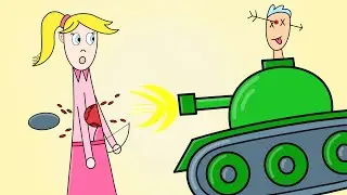 Funny Death | Cartoon | by KLOO | Hilarious Cartoons