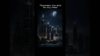 Skyscrapers rise while the city sleeps | Silent midnight motivation