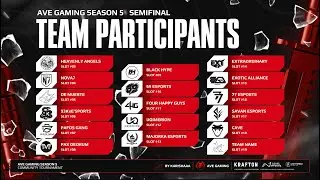 AVE GAMING TOURNAMENT S5 SEMIFINAL GROUP A1 | KALAMBOOR
