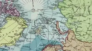 Old map of the Polar regions, 1915 | SKU: 192997