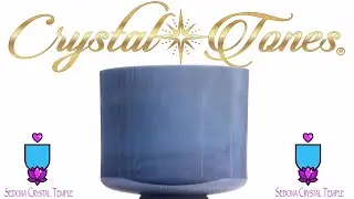 Crystal Tones Egyptian Blue & Palladium Alchemy Singing Bowl