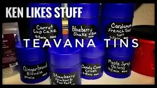 Teavana Tea Storage Tins