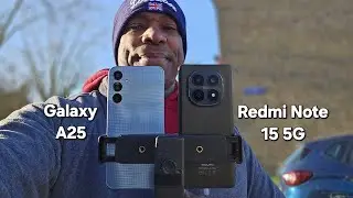 Сравнение камер Redmi Note 15 5G (глобальная версия) и Galaxy A25.