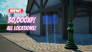 Place warning signs (4) - Fortnite - Season 7 - Week 14 - Legendary Quest