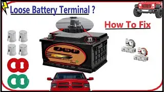 How to Fix Loose Battery Terminals on Top-Post Batteries | Dodge Ram 6.7L Cummins Example