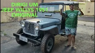 DIRIGI UM JEEP WILLYS ANO 1951 ORIGINAL