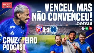 CRUZOEIRO PODCAST (AO VIVO) 02/02 | VITÓRIA NO APAGAR DAS LUZES | BETIM 0X1 CRUZEIRO