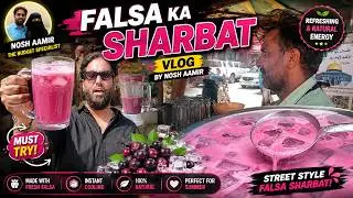 Falsa Ka Sharbat At Burns Road | Fresh Juice | Street Food Karachi