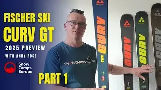 2025 Fischer Alpine The Curv GT Collection of Skis with Snow Camps Europe