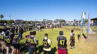 We Donated Lacrosse Goals in Compton California
