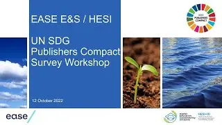 EASE/HESI UN SDG Publishers Compact Survey Workshop