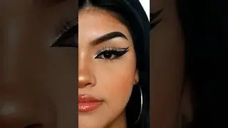 Delineado con glitter 🔥🔥 #eyemakeup #maquiagem #graphiceyeliner #delineado #makeup