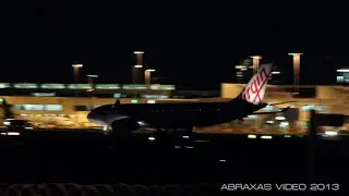 Sydney Airport Night Spotting from the Tower Mound - 24 September 2013