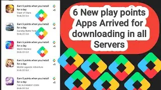 6 New Play Points Apps Arrived in all Servers