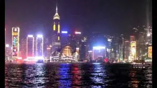 Aulaway - Laser Show in Hong Kong. Лазерное шоу в Гонконге.