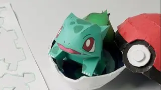 Paper Pokemon - Bulbasaur  papercraft #pokemon