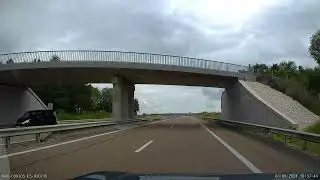 France by Autoroute - Reims to Dijon - Video 9 - A5 Aire de Chateauvillain to A5 Aire de Bois Moyen