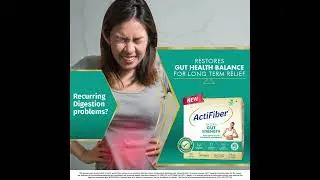 ActiFiber Natural Gut Strength - Effective Solution to Recurrent Digestive Problems