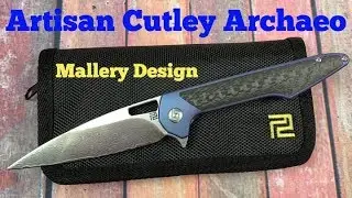 Artisan Cutlery Archaeo knife  Mallery Design  Smooth, Lightweight and a Real Winner !