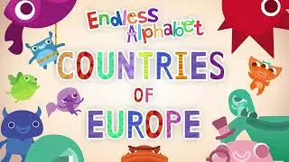 Endless Alphabet #32 - Learn to Spell Countries of Europe with Talking Letters | Originator Games