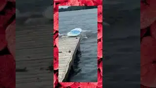 Ha provato a saltare sulla tavola da surf 😂 VIDEO #divertente 😆 Prova a non #ridere 😅 #badidea #slip