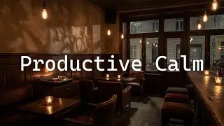 Golden Hour Jazz | Relaxing Cafe Ambience for Work & Study ☕