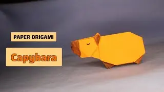 HOW TO MAKE A PAPER ORIGAMI CAPYBARA | DIY PAPER CAPYBARA 