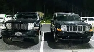 Jeep Liberty vs Jeep Commander side by side Comparison.