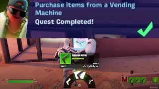 Purchase items from a Vending Machine - Fortnite