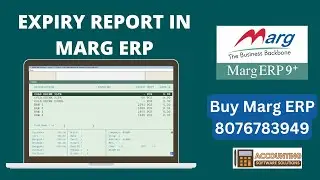 How to View Expiry Stock Report in Marg ERP Software Step by Step Hindi | Buy Marg 8076783949