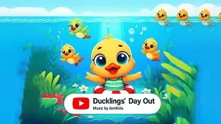 Ducklings' day out | kids song from GomKids | #duck