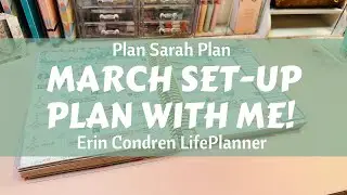March Set-Up Plan With Me! | Month View &bull; Dashboard &bull; Notes Pages
