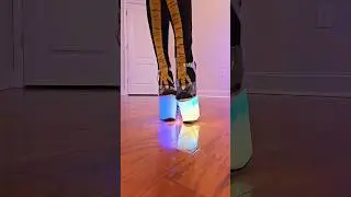 I&rsquo;m suddenly craving chicken strips #heels #led #dance #funny #chickensocks