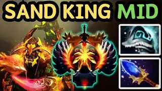 🔥 &ldquo;BURROW. EPICENTER. GONE.&rdquo; 😂 &mdash; SAND KING MID | DOTA 2 🔥