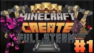 Выживаю в Minecraft c create