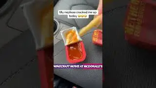 McDonald&rsquo;s flame sauce!! #minecraft #flamesauce #mcdonalds #funny