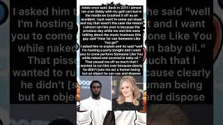 Adele&rsquo;s Wild Diddy StoryThe Golf cart Incident Explained #shorts #diddy #adele