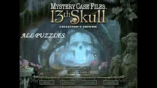 MYSTERY CASE FILES 13th Skull COLLECTORS EDITION (No Hints Used) : All Puzzles