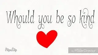 Would you be so kind by: Dodie Clark animation