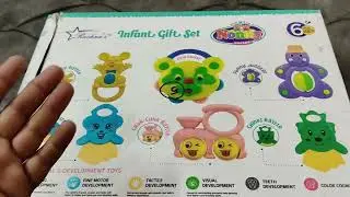 Infant Gift Set | Nonny Series 6 pcs Set | Newborn Baby Toys | Best Baby Toys | Baby Toys 0-3 Months