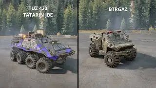 LE TEST ULTIME !! | TUZ 420 TATARIN JBE vs BTRGAZ | Snowrunner MOD | G29