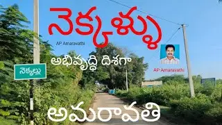 నెక్కళ్ళు అభివృద్ధి దిశగా అమరావతి @APAMARAVATHI #apamaravathi #nekkallu 