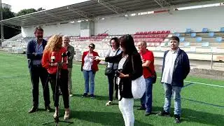 📡 Visita &aacute; obra realizada no Campo de f&uacute;tbol de Vilaxo&aacute;n