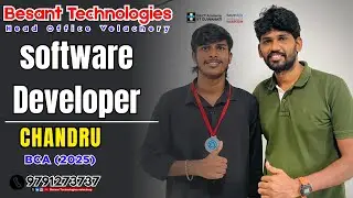 New Software Developer Success Story 🌟 | Chandru (BCA 2025) | Besant Technologies